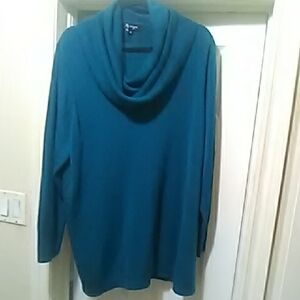 💲1⃣▶Teal Cowl Neck Women's Sweater -Good